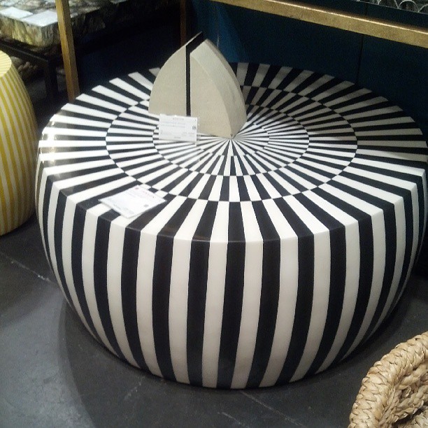 Black & White Resin Table by MadeGoods